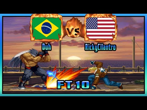Garou: Mark of the Wolves - Duh (BRA) VS (USA) RickyCilantro [garou] [Fightcade] [FT10] 餓狼 群狼之證