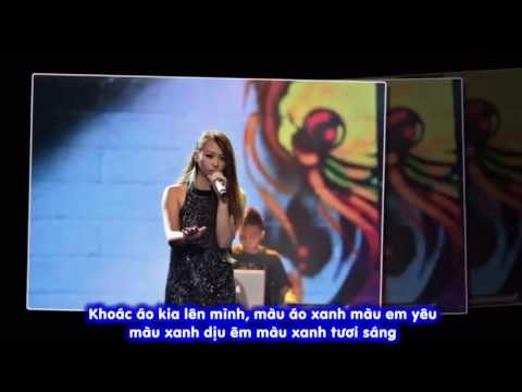 [ Lyric ] Áo xanh - Kimmese