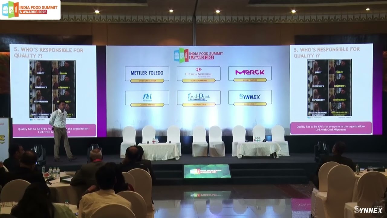 From Quality Control to Quality Assurance — Hari Pal at India Food Summit 2025