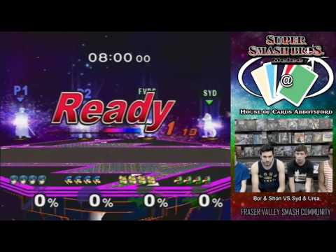 Melee @ HoC Weekly #8 - Doubles: BOR(Luigi) & Shon(Marth) VS Syd & Ursa(Falco) WR3