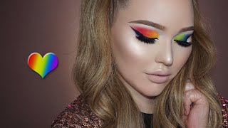 PRIDE Tribute Rainbow Eyes Makeup Tutorial