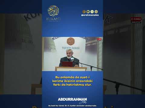 Önemli olan gençken tesettüre girebilmek. | Abdurrahman Ateş
