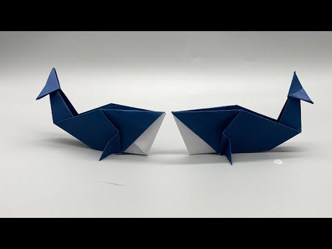 How To Make An Origami Whale - Easy Origami Whale
