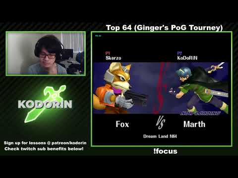 GPOG May - Skerzo (Fox) vs KoDoRiN (Marth) - Top 64 WR2