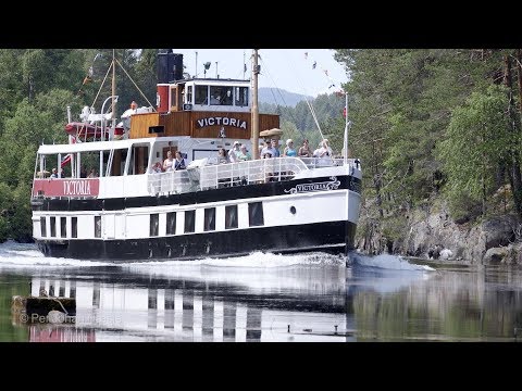 [11:34 Hour Docu] MS Victoria on the Telemark Canal, Norway - Video & Audio [1080HD] SlowTV