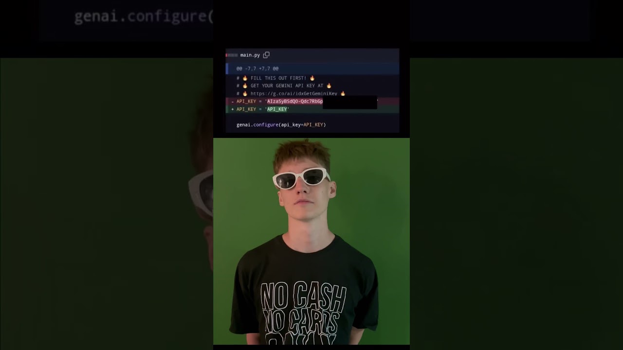 Bro pushed .env to GitHub… with a Gemini API key 💀#developerlife  #founder #devlife #happy-coding