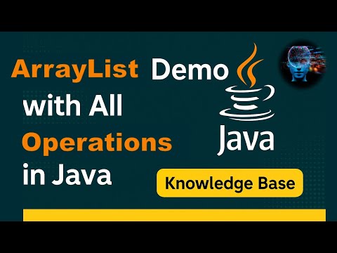 Arraylist In Java Demo With All Operations Add Delete Search Iterate Examples Arraylistjava
