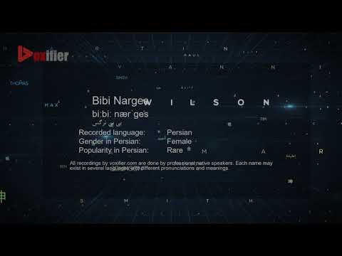 How to Pronunce Bibi Narges (بی بی نرگس) in Persian (Farsi) - Voxifier.com