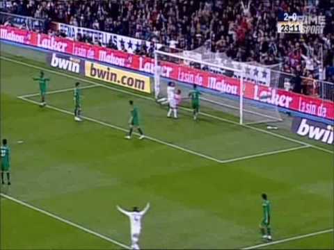 Liga 2009 : J24 : Real Madrid - Betis Seville : 6-1