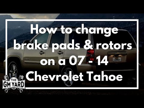 How to change the front brakes & rotors on a 2007 - 2014 Chevrolet Tahoe - EGM DIY