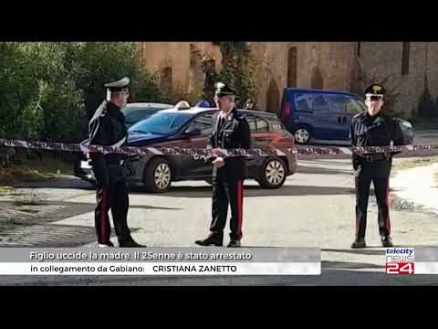 24/11/22 - Omicidio a Gabiano: figlio uccide la madre, Il 25enne e' stato arrestato