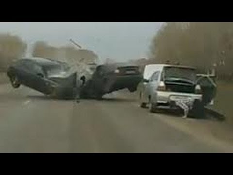 Подборка страшных аварий ДТП -  Scariest Car Accidents 2013