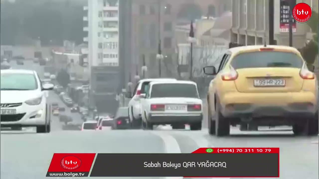 Sabah Bakıya QAR YAĞACAQ