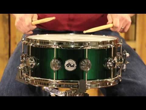 DW Collector's Maple-Mahógany 6x14 Snare Drum