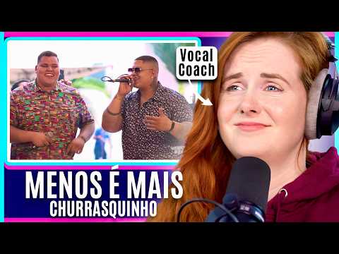 Vocal Coach reacts to Menos é Mais - Melhor eu ir/Ligando os Fatos/Sonho de Amor/Deixa eu te querer