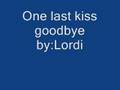 Lordi- one last kiss goodbye 
