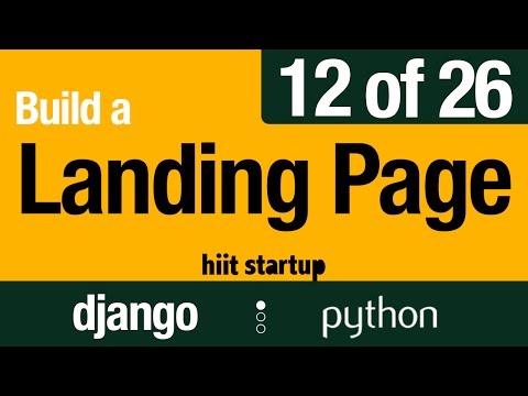 12 of 26 |  Dynamic Page based on Database Values | Hiit Startup | Django Tutorial