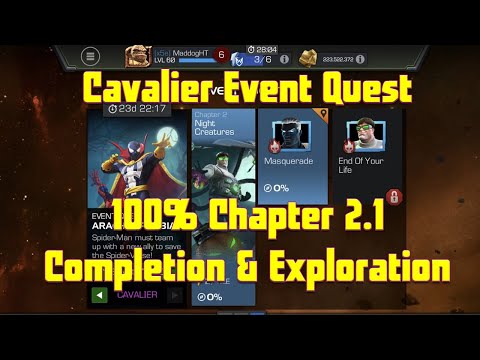 Arachnophobia EQ - Cavalier Chapter 2.1 Completion & Exploration