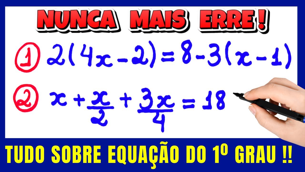 O QUE VOCÊ PRECISA SOBRE EQUAÇÃO ESTÁ AQUI!! Matemática básica todo dia.📚🚀