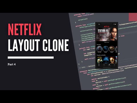 Netflix Layout Clone with UICollectionView - Compositional Layout - Part 4 | iOS Development