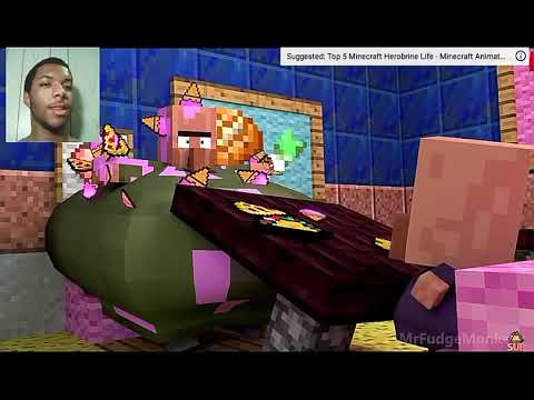 MrFudgeMonkeyz Fat Herobrine Life Reaction - Ep 2