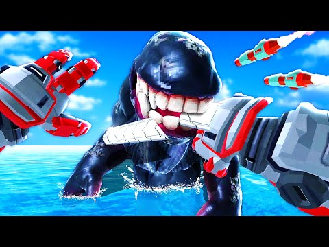 Fighting HUGE KAIJU Monsters (Kaiju Battle Simulator VR) - YouTube