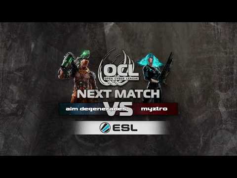 Myztro EU (Xron, Silencep) vs Aim Degenerates (Insan3, serious). Go4QC#6. Quake Champions