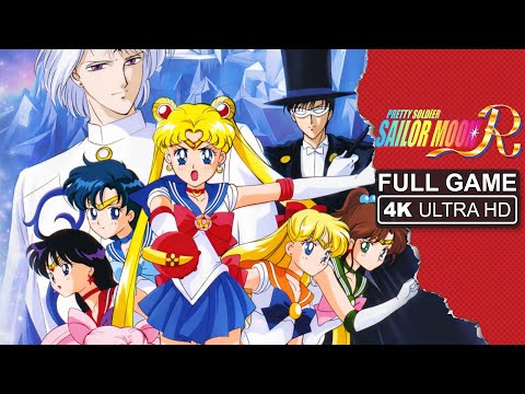 Pretty Soldier Sailor Moon R (1993) | Full Game Walkthrough - 4K Ultra HD | SNES + English Patch
