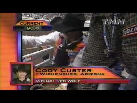 Red Wolf bucks Cody Custer - 00 PBR Oklahoma City
