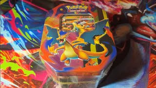 Opening a Mega Charizard Y Tin! | Pokémon Tin Opening