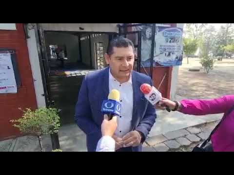 El senador de Morena Alejandro Armenta emitió su voto en la Casilla 1157 en San José Vista Hermosa.