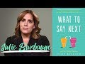 WHAT TO SAY NEXT author Julie Buxbaum shares the importance of journaling | Author Video Video