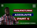 MANUFACTURING ACCOUNTS (PART 1)
