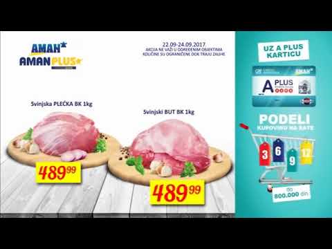 Aman vikend akcija od 22.-24.09.2017.