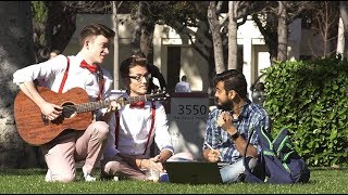 SINGING LOVE SONGS TO COLLEGE STUDENTS (Valentine's Day)