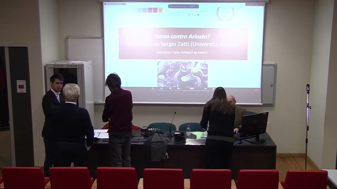 SEMPER 2022_Incontro con Sergio Zatti. Tasso contro Ariosto?