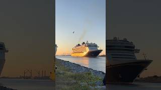 Disney Fantasy Plays 7 Musical Horns During 1st Sail Away back at Port Canaveral