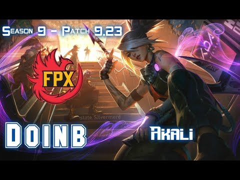 FPX Doinb AKALI vs LISSANDRA Mid - Patch 9.23 KR Ranked