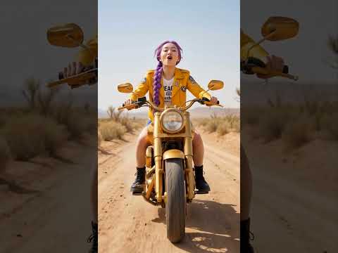 Justice has prevailed! 💪🏼 The motorcycle race between Rumi and Jinu 🏍