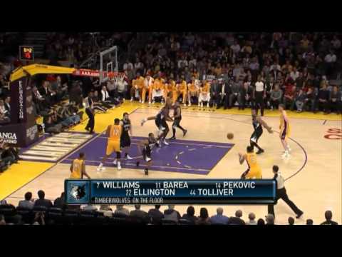 [HD] Ramon Sessions 7 Points 5 Assists vs Minnesota Timberwolves 16/03/2012