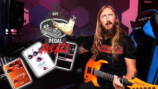 Video thumbnail for PEDAL FRENZY - DOD Deathmetal, MLC Vanilla Sky, Fender Tube Tremolo by Ola Englund