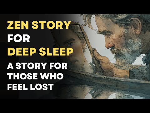 The Fisherman and the Mirror | A Zen Story for Deep Sleep #18 (With rain sound and zen music)