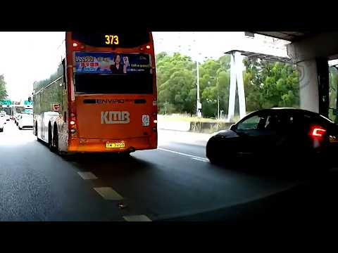 車CAM直擊 - Tesla單白線頭急停Cut線 貨車收掣不及撞上