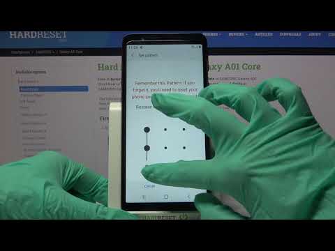 How to Set Up Screen Lock on SAMSUNG Galaxy A01 Core – Add Screen Lock