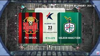 【⚽🇰🇷韓職 精華】K1 FC首爾 對 大田市民 | Seoul vs Daejeon Hana Citizen #K1 #highlight