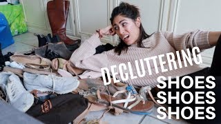 DECLUTTER with me | PART 2: SHOES (EVERY pair of shoe I own!)