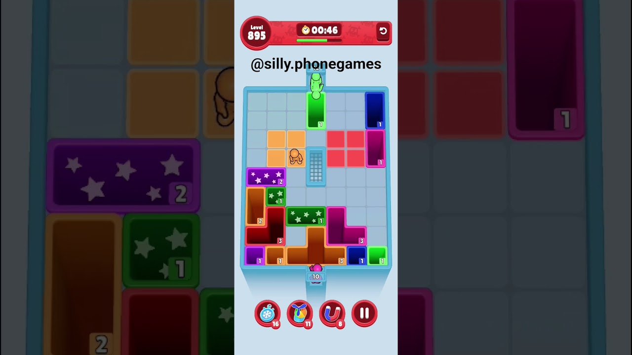 Drop Away Level 895 Walkthrough Solution