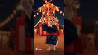 「猫の盆踊り」#sora2