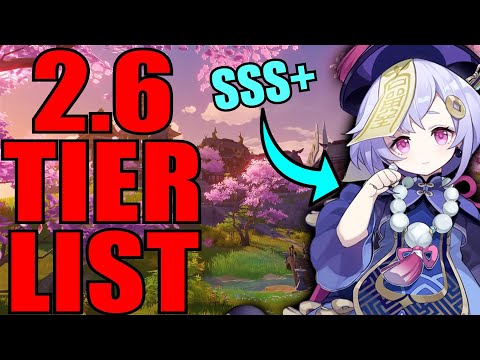 100% ACCURATE Genshin Impact Version 2.6 tier list!!!