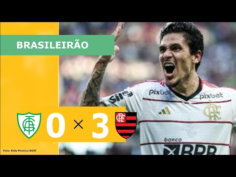 AMÉRICA-MG 0 X 3 FLAMENGO - CAMPEONATO BRASILEIRO 2023; VEJA OS GOLS